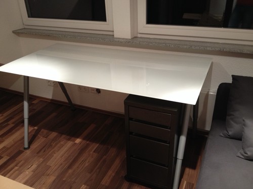 Ikea galant schreibtisch glas - ikea,